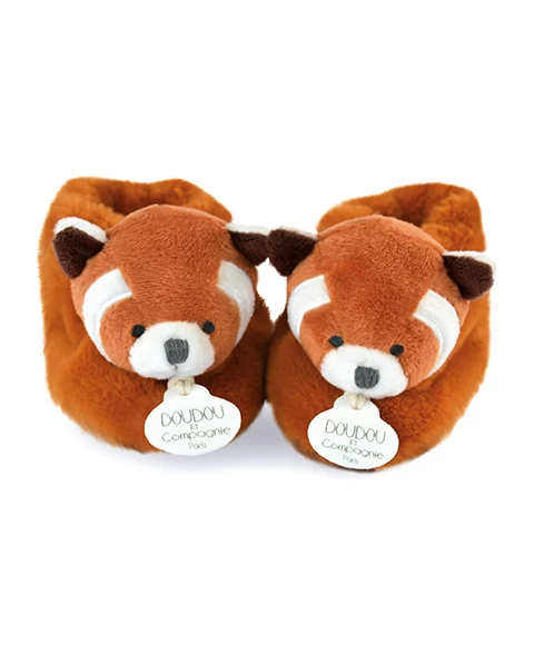 Chaussons En Peluche Panda Roux - Unicef - 0-6 Mois 2 Chaussons En Peluche Panda Roux - Unicef - 0-6 Mois – Image 2