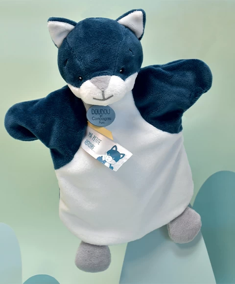 Marionnette à Main Loup - 25 Cm 1 Marionnette à Main Loup - 25 Cm