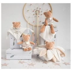 Doudou Et Compagnie - Attrape-rêve Peluche Ours Marron Blanc 20 Cm -Doudou et Compagnie Promos Magasin attrapereve20peluche20ours20marron20blanc202020cm 2