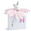 Doudou Et Compagnie - Attrape-rêve Doudou Pétale Licorne Rose Blanc étoile