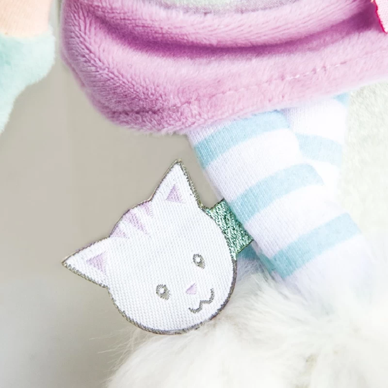 Doudou Et Compagnie - Lady Poupée Déguisée En Chat Violet 25 Cm 2 Doudou Et Compagnie - Lady Poupée Déguisée En Chat Violet 25 Cm – Image 2