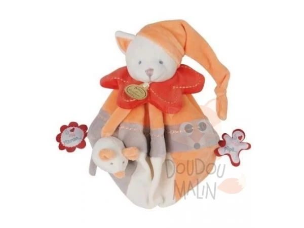 Doudou Et Compagnie Collector Anniversaire Chat Et Souris Plat Rond Orange Rouge Gris Blanc 1 Doudou Et Compagnie Collector Anniversaire Chat Et Souris Plat Rond Orange Rouge Gris Blanc