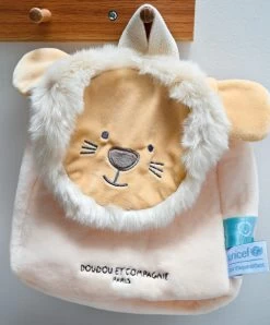 Sac à Dos En Peluche Lion - 20 X 20 X 10 Cm - Unicef -Doudou et Compagnie Promos Magasin dc3839 1 64a68637a2c81842933621