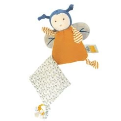 Doudou Et Compagnie - Pollen L'abeille - Doudou Mouchoir 20 Cm -Doudou et Compagnie Promos Magasin dc38471