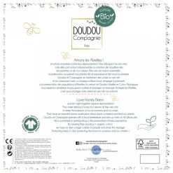 Doudou Et Compagnie - Pollen L'abeille - Doudou Mouchoir 20 Cm -Doudou et Compagnie Promos Magasin dc384722