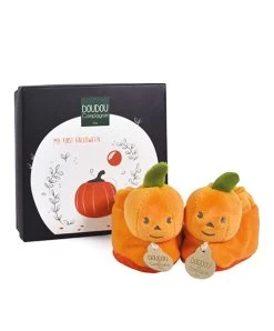 Chaussons Bébé Citrouilles - 0-6 Mois