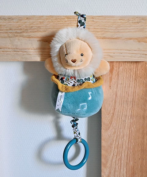 Peluche Musicale Lion - BOH'AIME - 1 Peluche Musicale Lion - BOH'AIME -