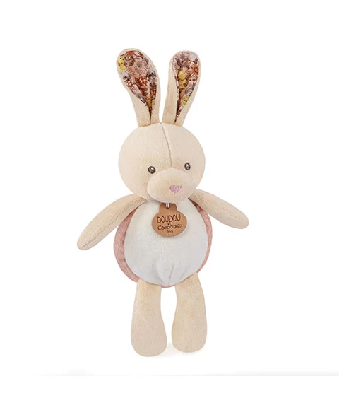 Peluche Lapin Pop-up - Vert Amande Et Corail 4 Peluche Lapin Pop-up - Vert Amande Et Corail – Image 4