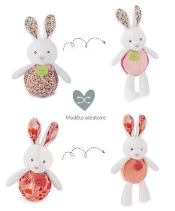 Peluche Lapin Pop-up - Rose Pale