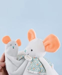 Doudou Plat Souris Blanc Avec Marionnette à Doigt - 30 Cm 7 Doudou Plat Souris Blanc Avec Marionnette à Doigt - 30 Cm -Doudou et Compagnie Promos Magasin dc4055 2 642d7655ba25c333980826