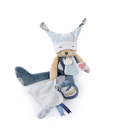 Doudou Ours Pantin 3 Histoires - Bleu 3 Doudou Ours Pantin 3 Histoires - Bleu – Image 3