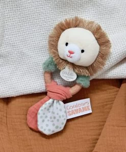 Hochet Bébé Lion - 15 Cm