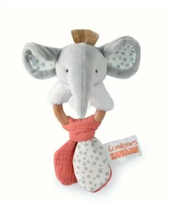 Hochet Bébé éléphant - 15 Cm