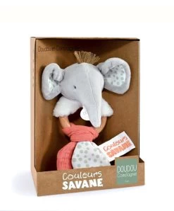 Hochet Bébé éléphant - 15 Cm -Doudou et Compagnie Promos Magasin dc4077 2 6491c24abed84637822889