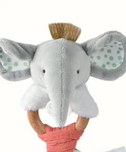 Hochet Bébé éléphant - 15 Cm -Doudou et Compagnie Promos Magasin dc4077 3 6491c24adb3d2396173093