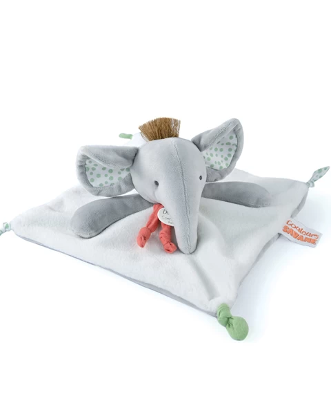 Doudou Elephant Gris - 25 Cm 1 Doudou Elephant Gris - 25 Cm