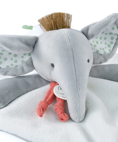 Doudou Elephant Gris - 25 Cm 4 Doudou Elephant Gris - 25 Cm – Image 4