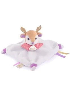 Mini Doudou Renne Beige - 20 Cm -Sans Boite