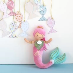 Doudou Et Compagnie - Demoiselle Sirène Alizée Vert -Doudou et Compagnie Promos Magasin demoiselle20sirene20alizee20vert 1