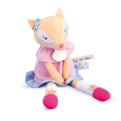 Doudou Et Compagnie - Fais Un Voeu Peluche Renard Violet Bleu