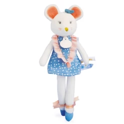 Doudou Et Compagnie - Fais Un Voeu Peluche Souris Bleu Orange