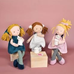 Poupée De Chiffon Les Doucettes - Nina - 30 Cm -Doudou et Compagnie Promos Magasin jj6011 5 637cdbf62065f821592368