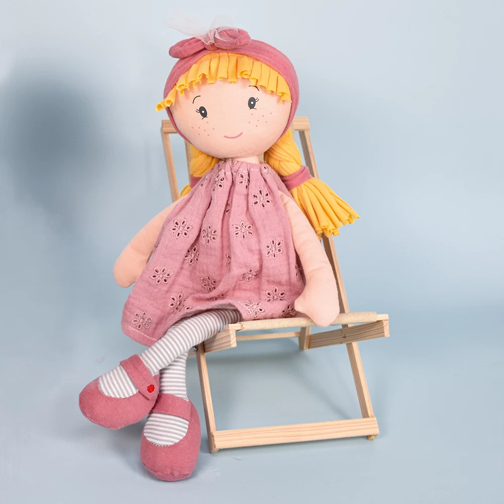 Poupée De Chiffon - Les Canailles De Doudou -Suzette - 36 Cm 2 Poupée De Chiffon - Les Canailles De Doudou -Suzette - 36 Cm – Image 2