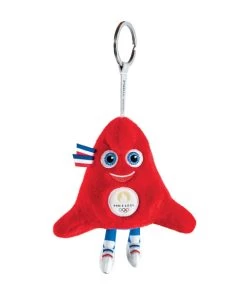 Porte-clés Mascotte Officielle Jeux Olympiques Paris 2024 - 14 Cm -Doudou et Compagnie Promos Magasin jo2400 2 63becf1a91ae1097084693
