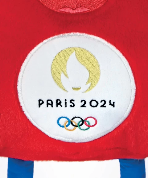 Peluche Mascotte Officielle Jeux Olympiques Paris 2024 - 50 Cm 6 Peluche Mascotte Officielle Jeux Olympiques Paris 2024 - 50 Cm – Image 6