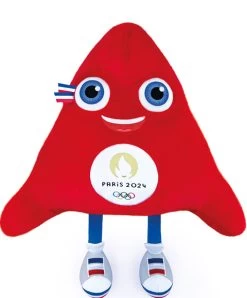 Peluche Géante Mascotte Officielle Jeux Olympiques Paris 2024 - 80 Cm