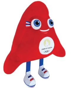 Peluche Géante Mascotte Officielle Jeux Olympiques Paris 2024 - 80 Cm -Doudou et Compagnie Promos Magasin jo2404 2 peluche geante mascotte jo 2024 80 cm 636a6b47df005475007739
