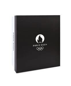 Ours En Peluche Blanc Avec Veste Noire JO2024 - 40 Cm - Collection Premium -Doudou et Compagnie Promos Magasin jo2449 3 649bf392c1690570645637