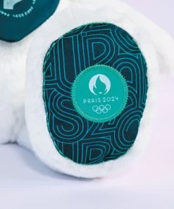 Ours En Peluche Premium Blanc Avec BandanaParis 2024 - 37 Cm -Doudou et Compagnie Promos Magasin jo2451 3 64b54b9fee1bd328560543