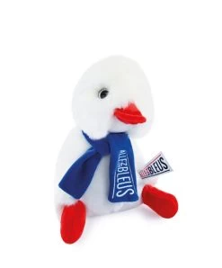 Allez Les Bleus - Peluche Poussin Cocorico Blanc Avec écharpe Supporter - 20 Cm