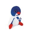 Allez Les Bleus - Peluche Poussin Bleu Cocorico Avec Cape Supporter - 20 Cm
