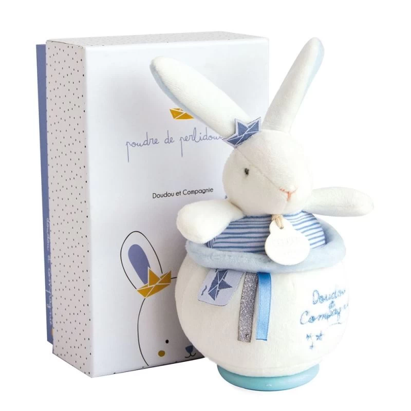 Doudou Et Compagnie - Lapin Matelot Bleu - Boîte à Musique 1 Doudou Et Compagnie - Lapin Matelot Bleu - Boîte à Musique