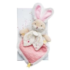 Doudou Et Compagnie - Lapin De Sucre Rose Doudou Plat