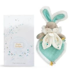 Doudou Et Compagnie - Lapin De Sucre Vert Amande Doudou Plat