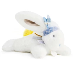 Doudou Et Compagnie - Lapin Tutti Frutti Atawa Bleu Plume