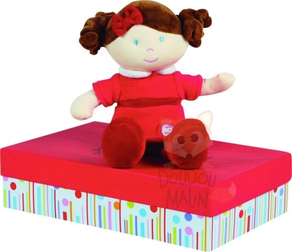 Doudou Et Compagnie Les Demoiselles Melle Framboise Rouge 1 Doudou Et Compagnie Les Demoiselles Melle Framboise Rouge