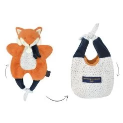 Doudou Et Compagnie - Les Petits Fûtés - Doudou Marionnette Renard Orange 30 Cm