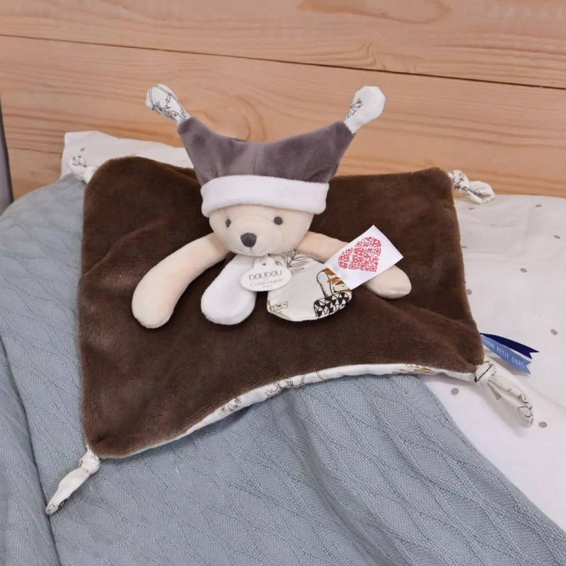 Doudou Et Compagnie - Les Petits Fûtés - Ours Doudou Marron 35 Cm 1 Doudou Et Compagnie - Les Petits Fûtés - Ours Doudou Marron 35 Cm