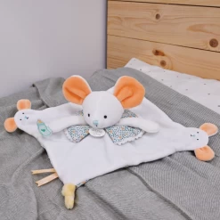Doudou Et Compagnie - Les Petits Fûtés - Doudou Souris Blanc 30 Cm