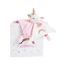 Doudou Et Compagnie - Lucie La Licorne Doudou Plat Rose