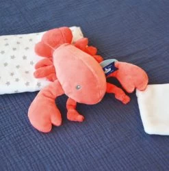 Doudou Et Compagnie - Sous L'océan Homard Avec Doudou 20 Cm