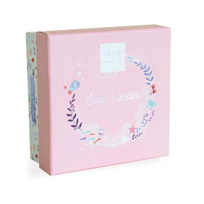 Doudou Et Compagnie - Sous L'océan Tortue Rose Avec Doudou 20 Cm 4 Doudou Et Compagnie - Sous L'océan Tortue Rose Avec Doudou 20 Cm – Image 4