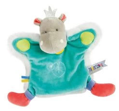 Doudou Et Compagnie - Tropi'COOL Marionnette Hippopotame Vert